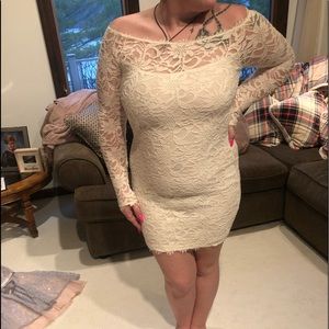 Beautiful white lace dress